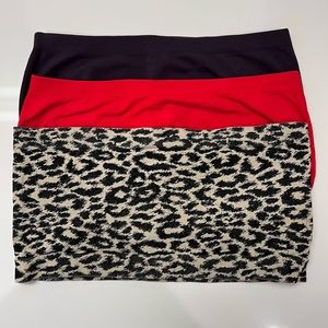 SET of 3 Unpadded Bandeaus